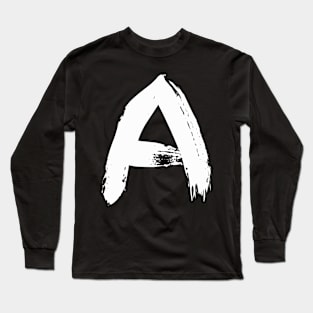 Letter A Long Sleeve T-Shirt